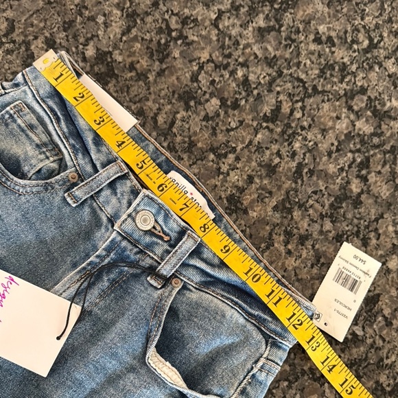 Vanilla star rip and repair ankle denim jeans NWT 0/24 - Picture 10 of 13